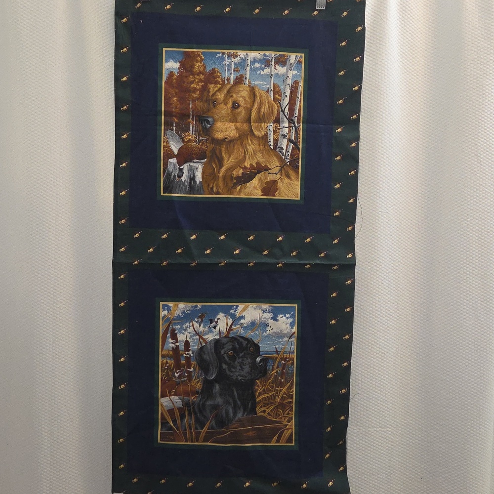 Labrador Retriever Fabric Wall Hanging Cotton Fabric